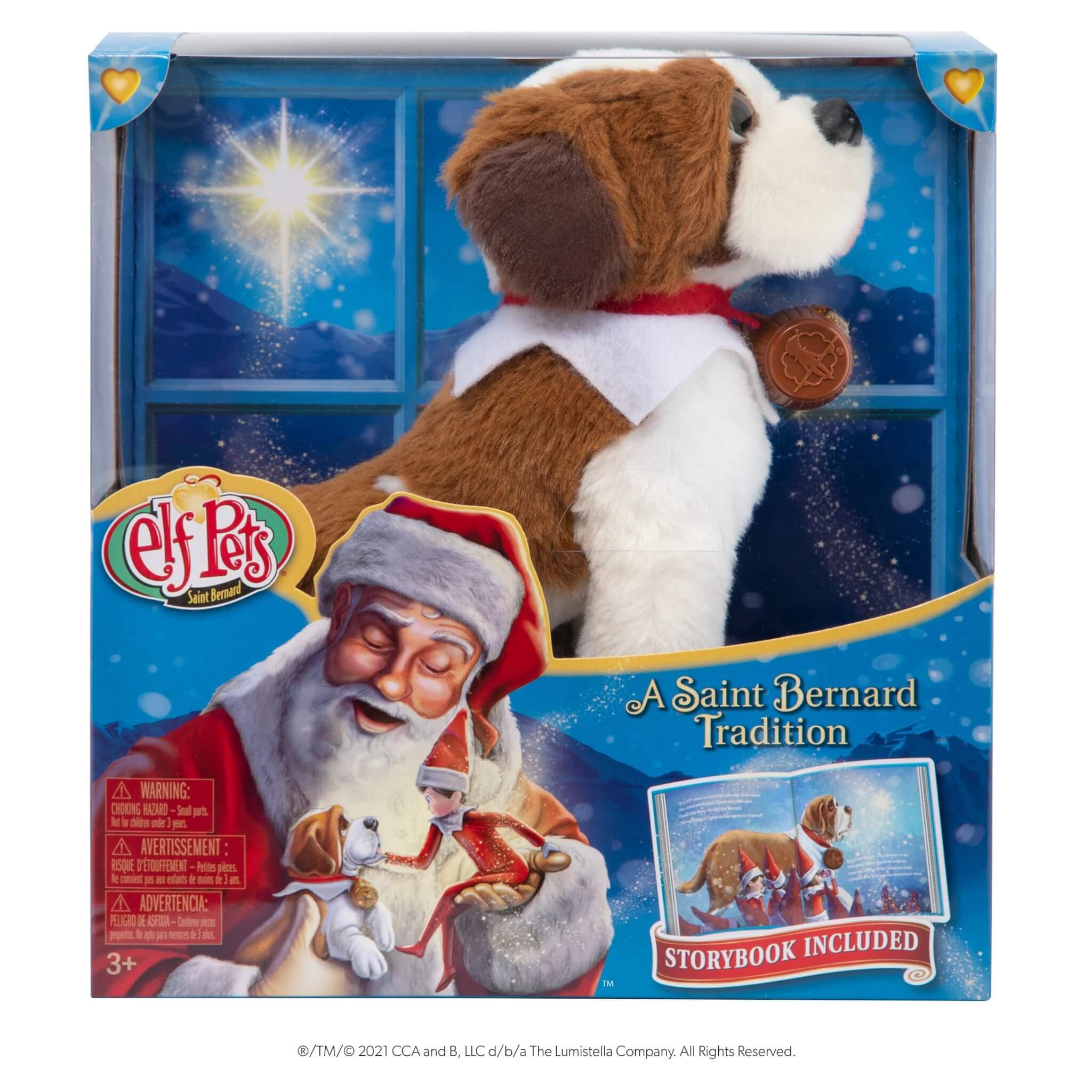 Elf Pets®: A Saint Bernard Tradition - The Elf on The Shelf