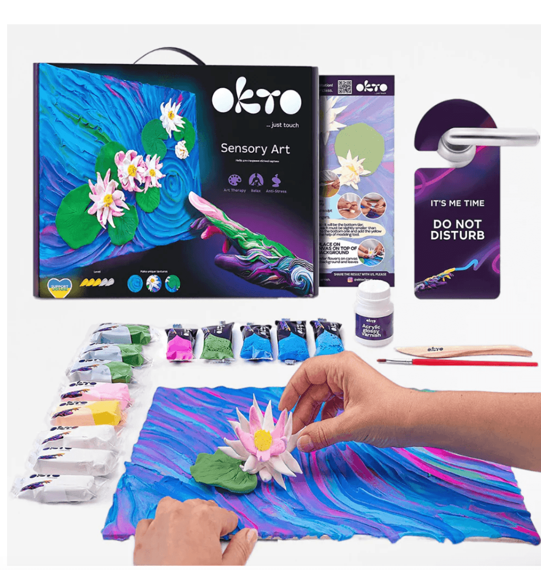 3D Sensory Art Canvas - Okto Clay