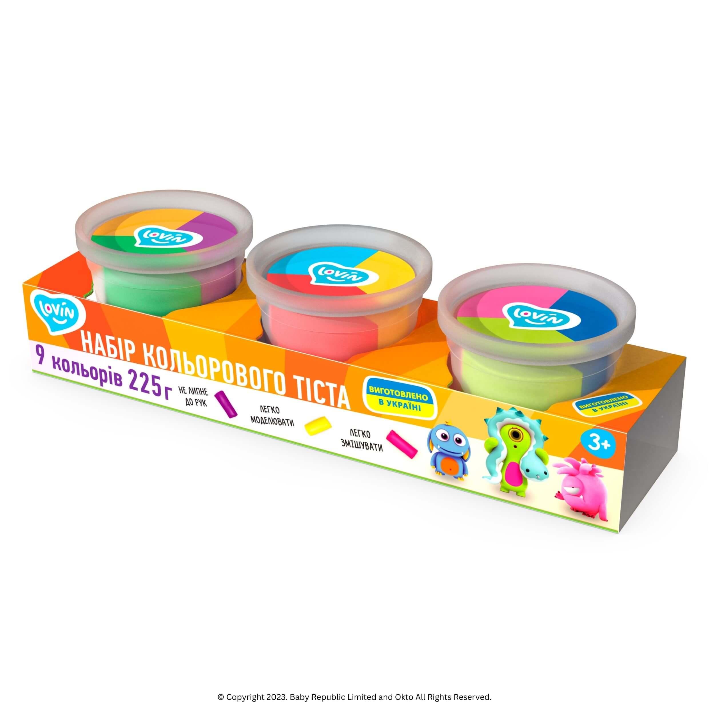 Lovin™ Multi Coloured Play Dough Set - Okto Clay