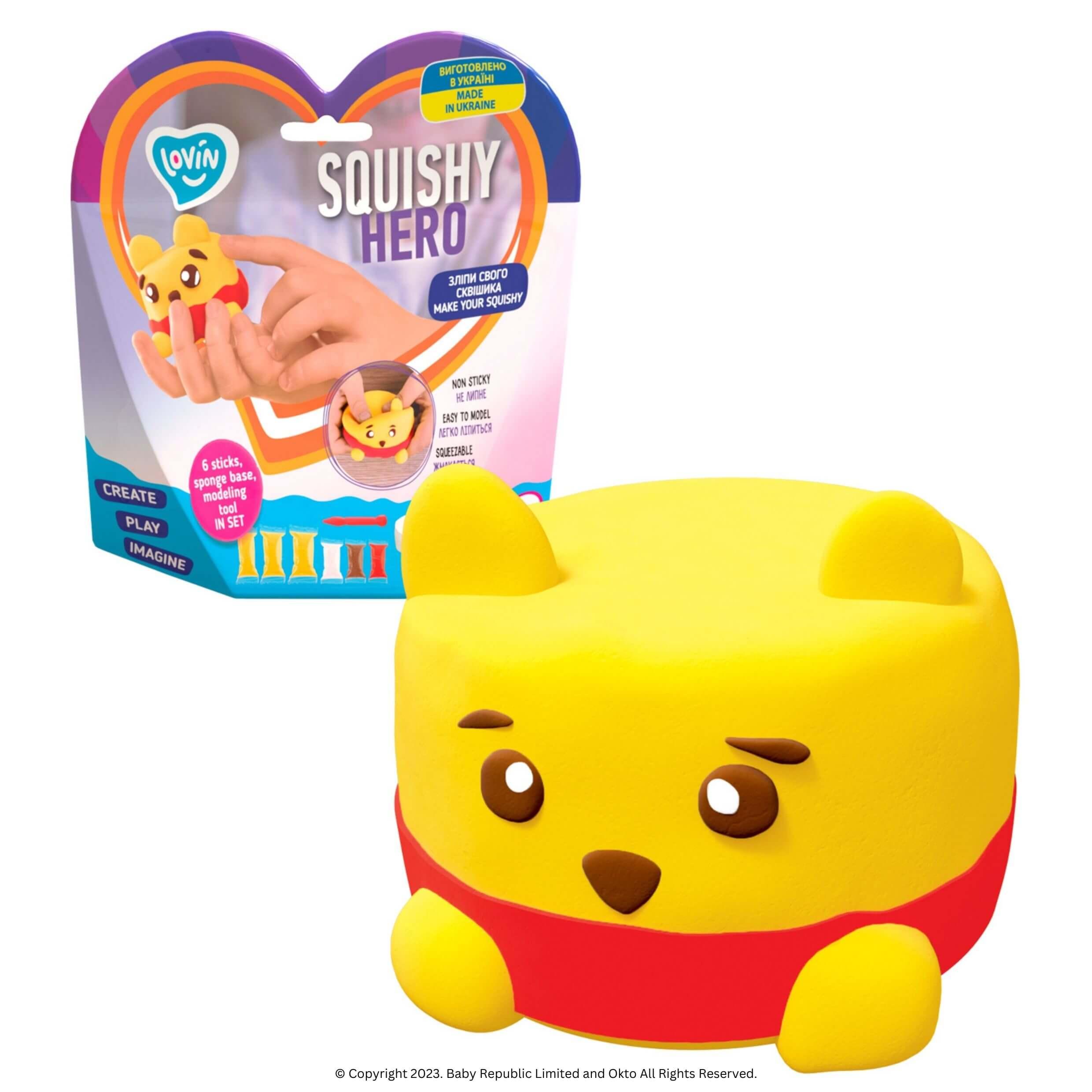 Lovin™ Create Your Own Squishy - Pooh - Okto Clay
