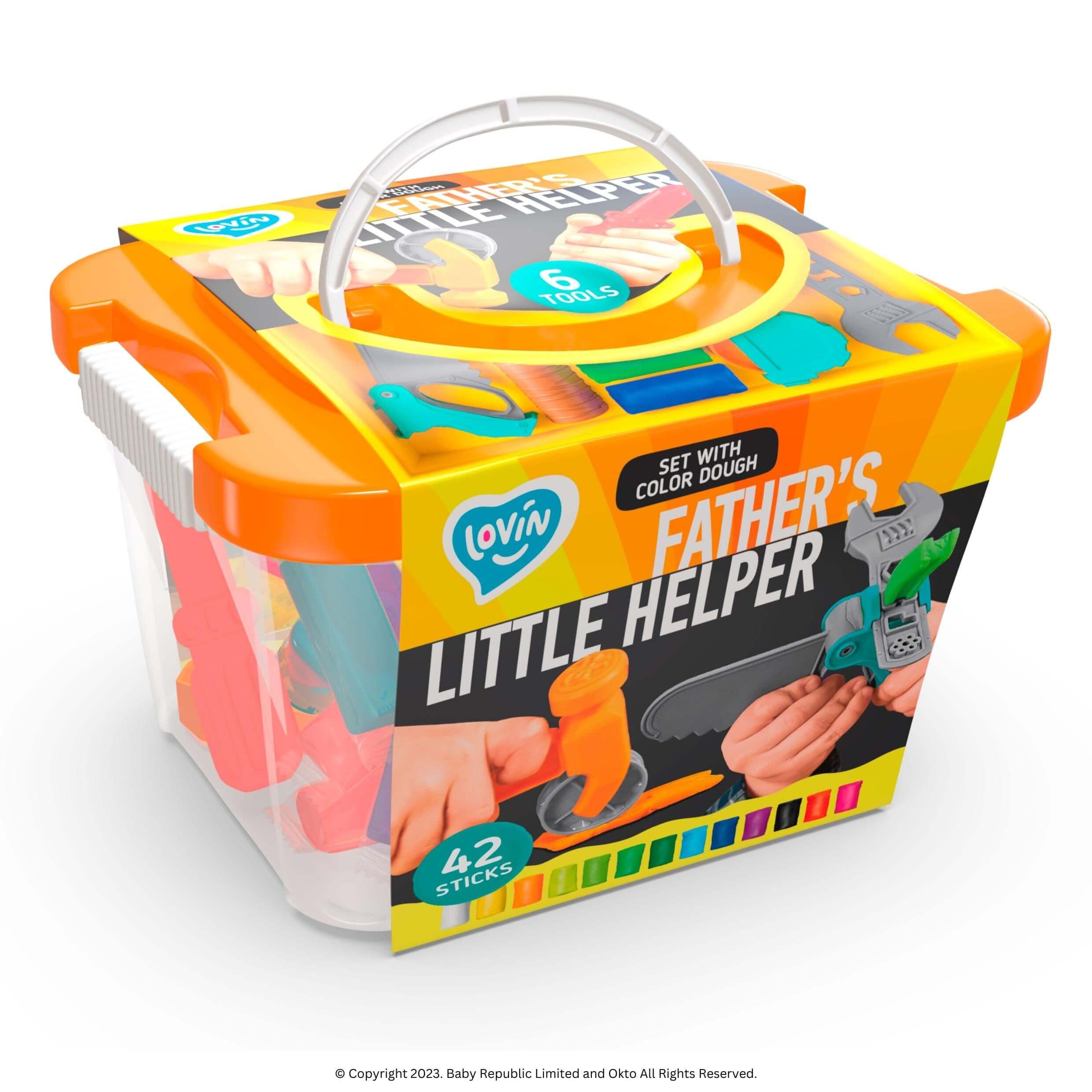 Lovin™ Father's Little Helper Colour Dough Set - Okto Clay
