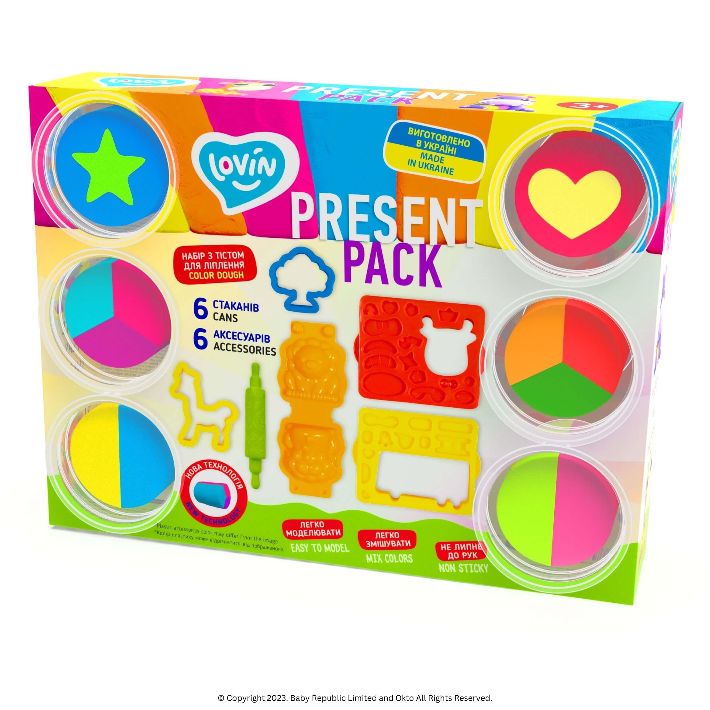Lovin™ Lovin Play Dough Present Pack Play Set - Okto Clay