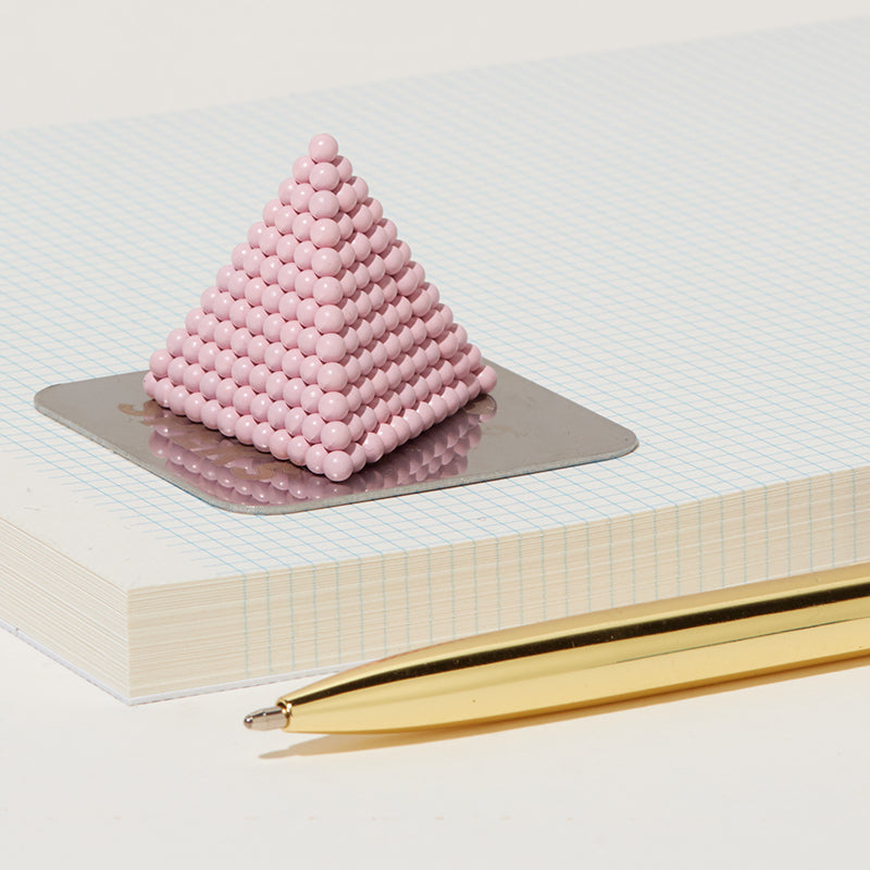 Speks 432 magnetic balls desk fidget toy set blush