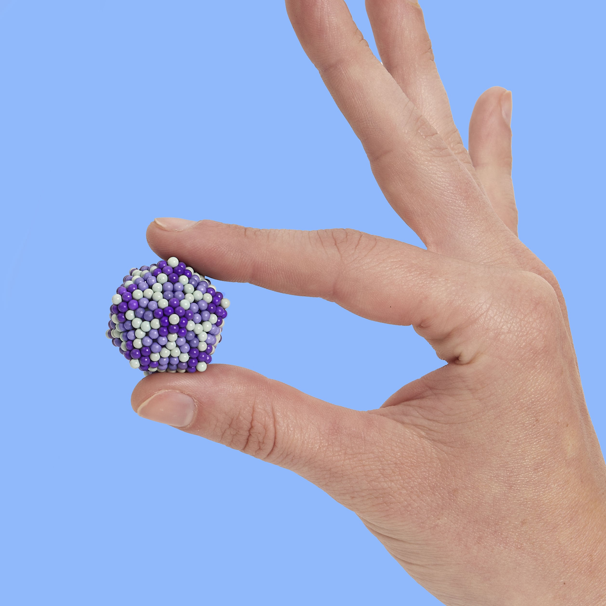 Speks 432 magnetic balls desk fidget toy set bolds purple