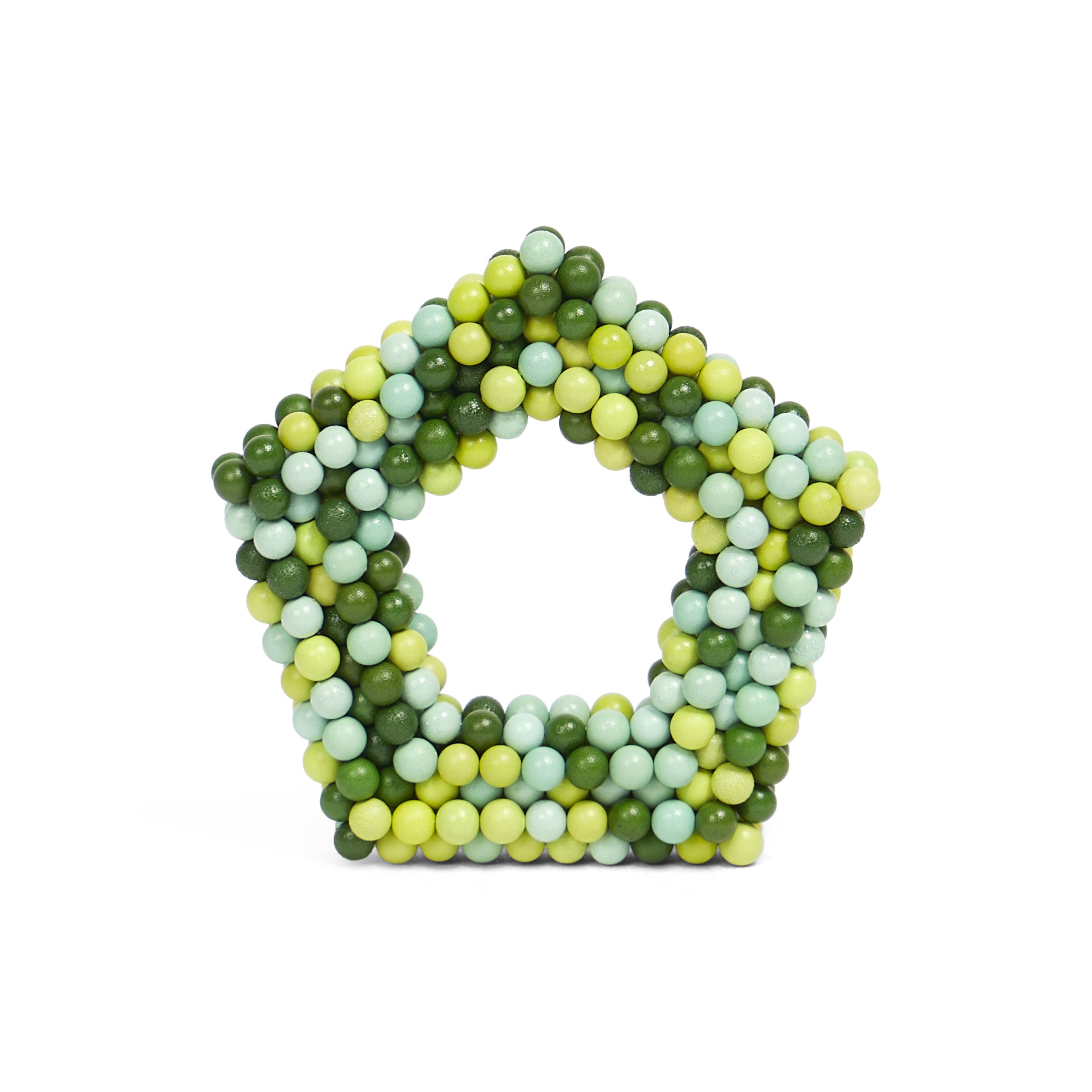 Speks 432 magnetic balls desk fidget toy set pixel green