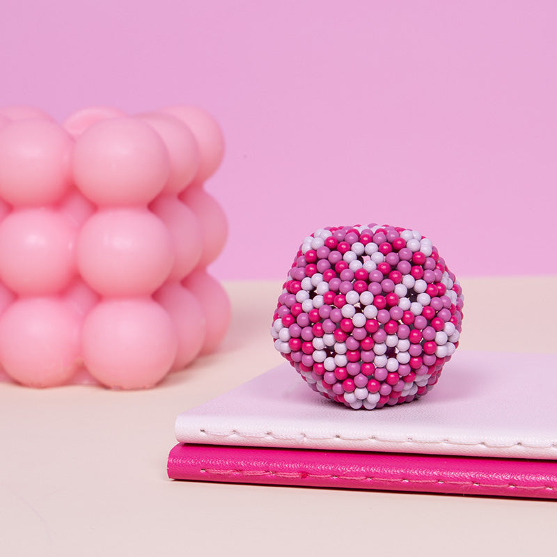 Speks 432 magnetic balls desk fidget toy set pixel pink