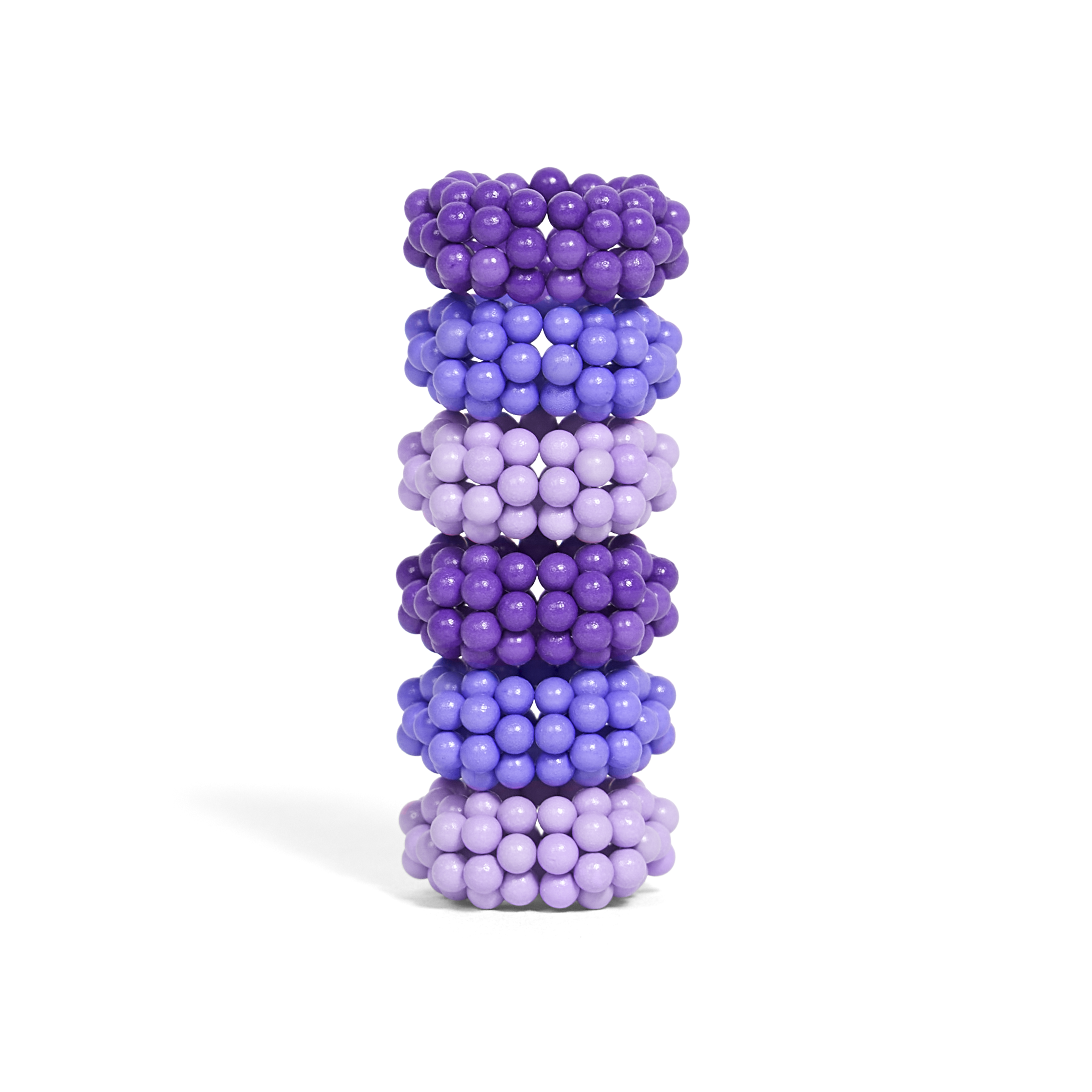 Speks 432 magnetic balls desk fidget toy set pixel purple