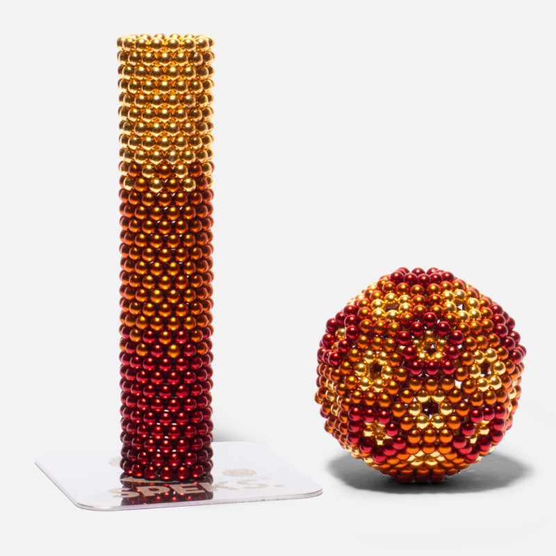 Speks 512 magnetic balls desk fidget toy set gradient ignite