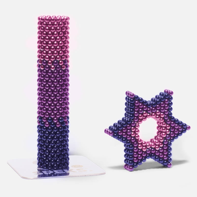 Speks 512 magnetic balls desk fidget toy set gradient revive