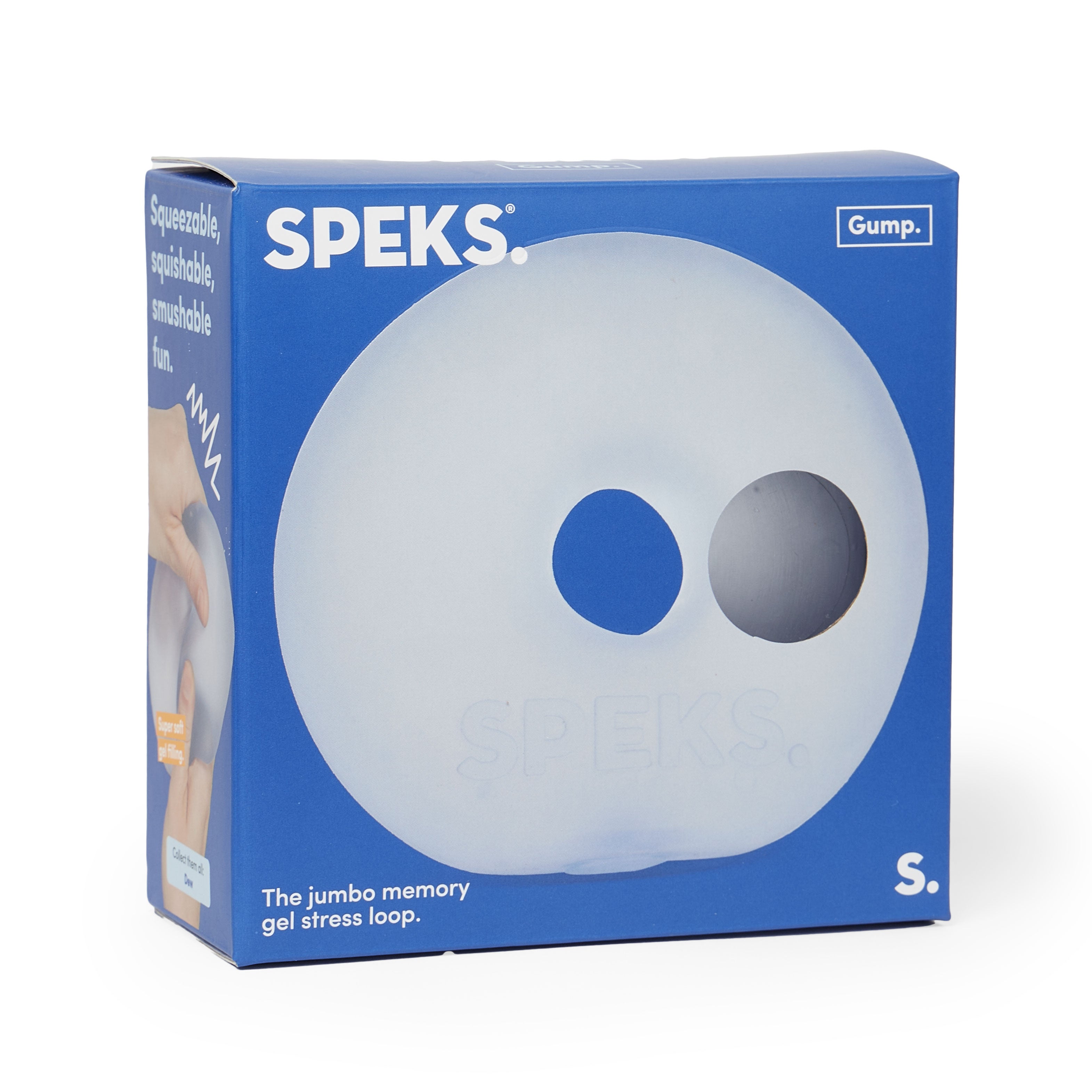 Speks Gump Jumbo Loop memory gel stress ring desk fidget toy dew