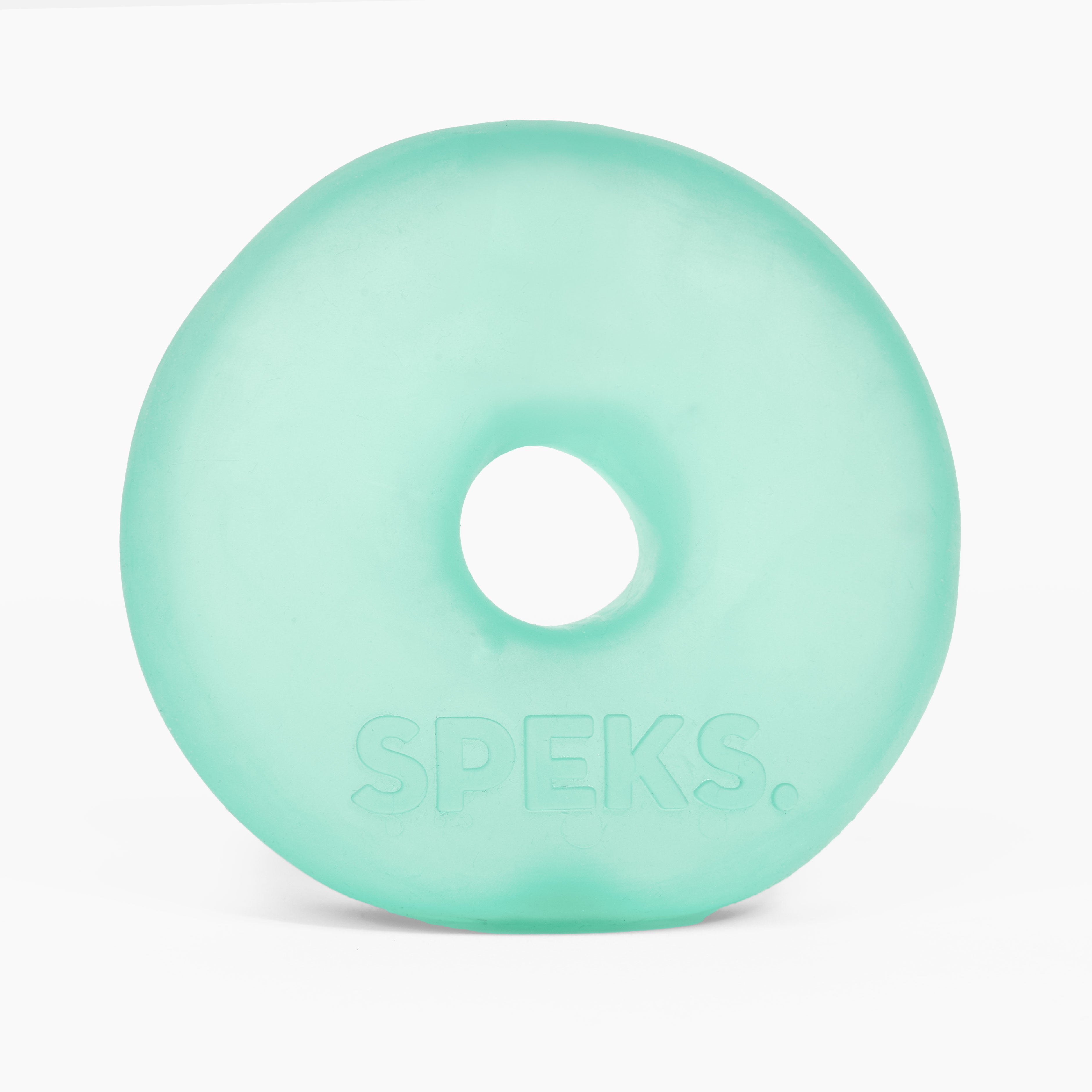 Speks Gump Jumbo Loop memory gel stress ring desk fidget toy seaglass