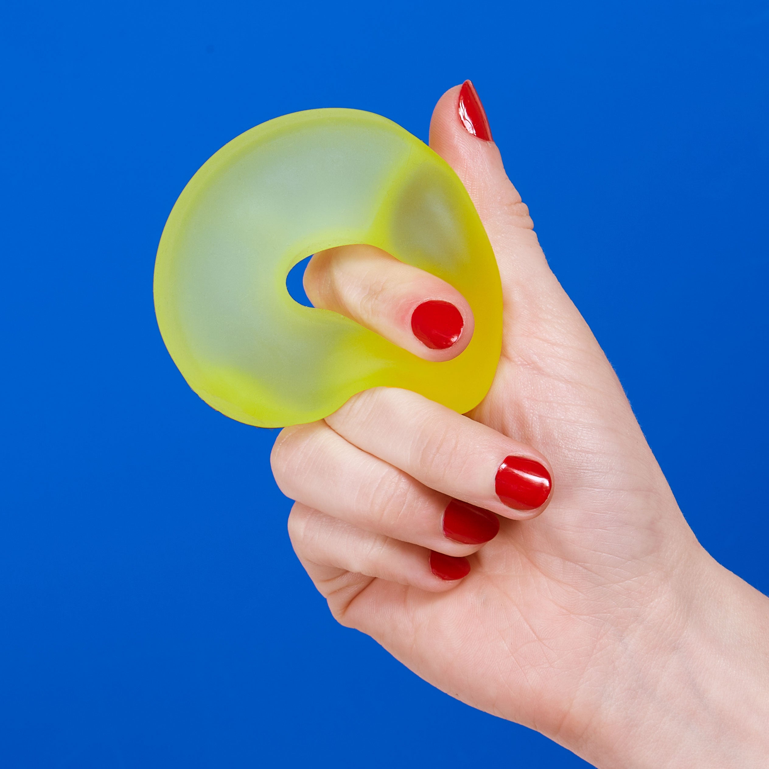 Speks Gump Loop memory gel stress ring desk fidget toy algae