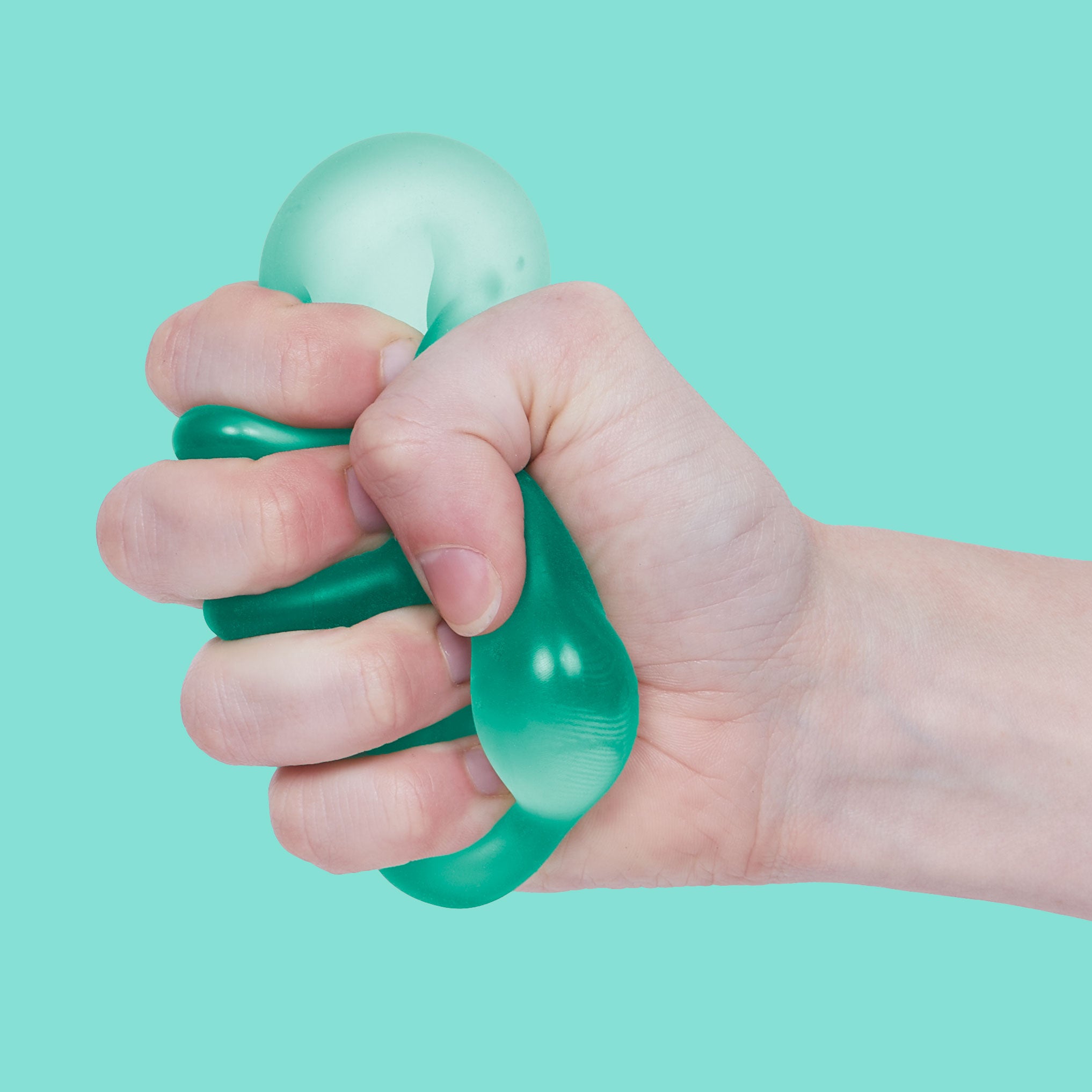 Speks Gump Loop memory gel stress ring desk fidget toy seaglass
