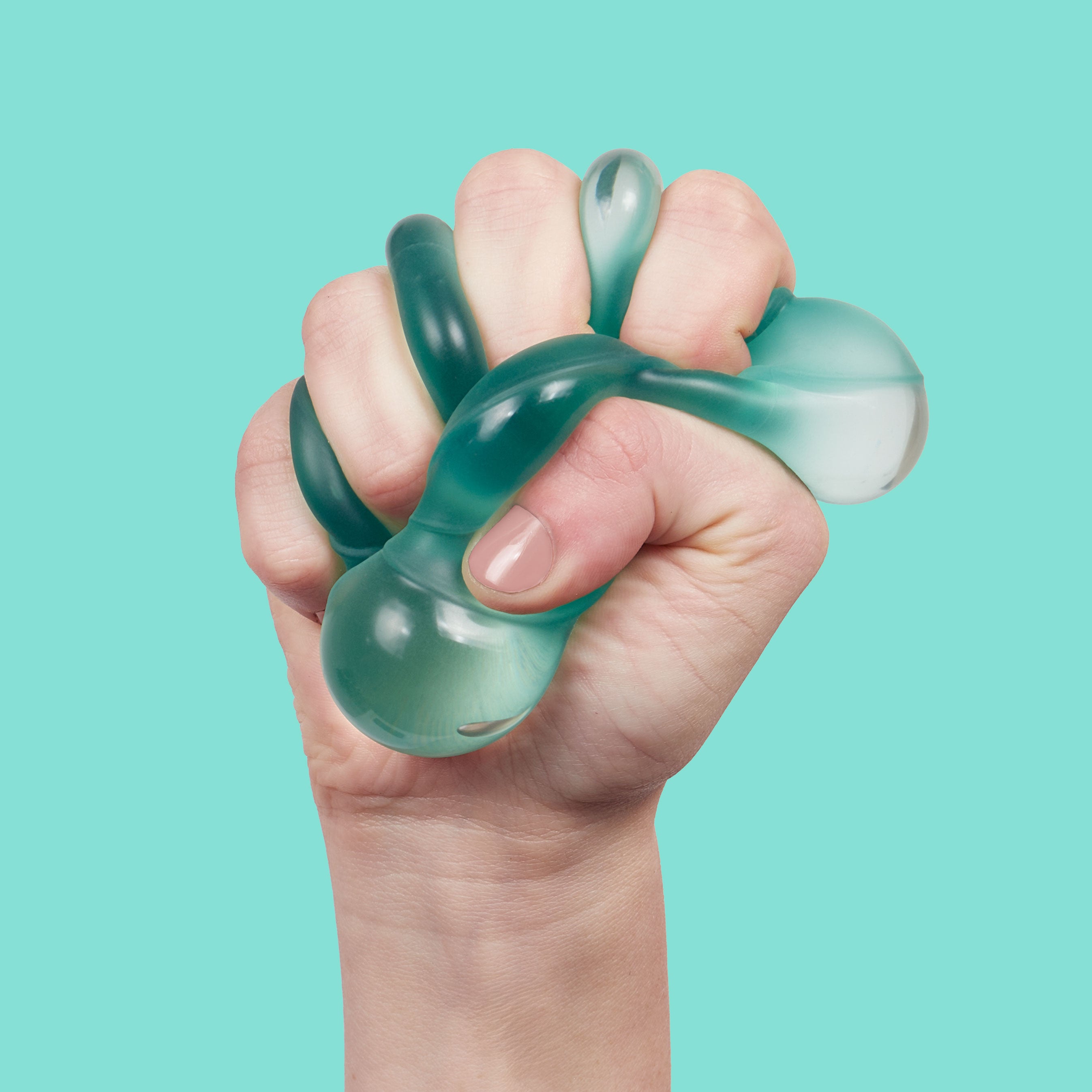 Speks Gump Surface textured memory gel stress ball desk fidget toy seaglass edge