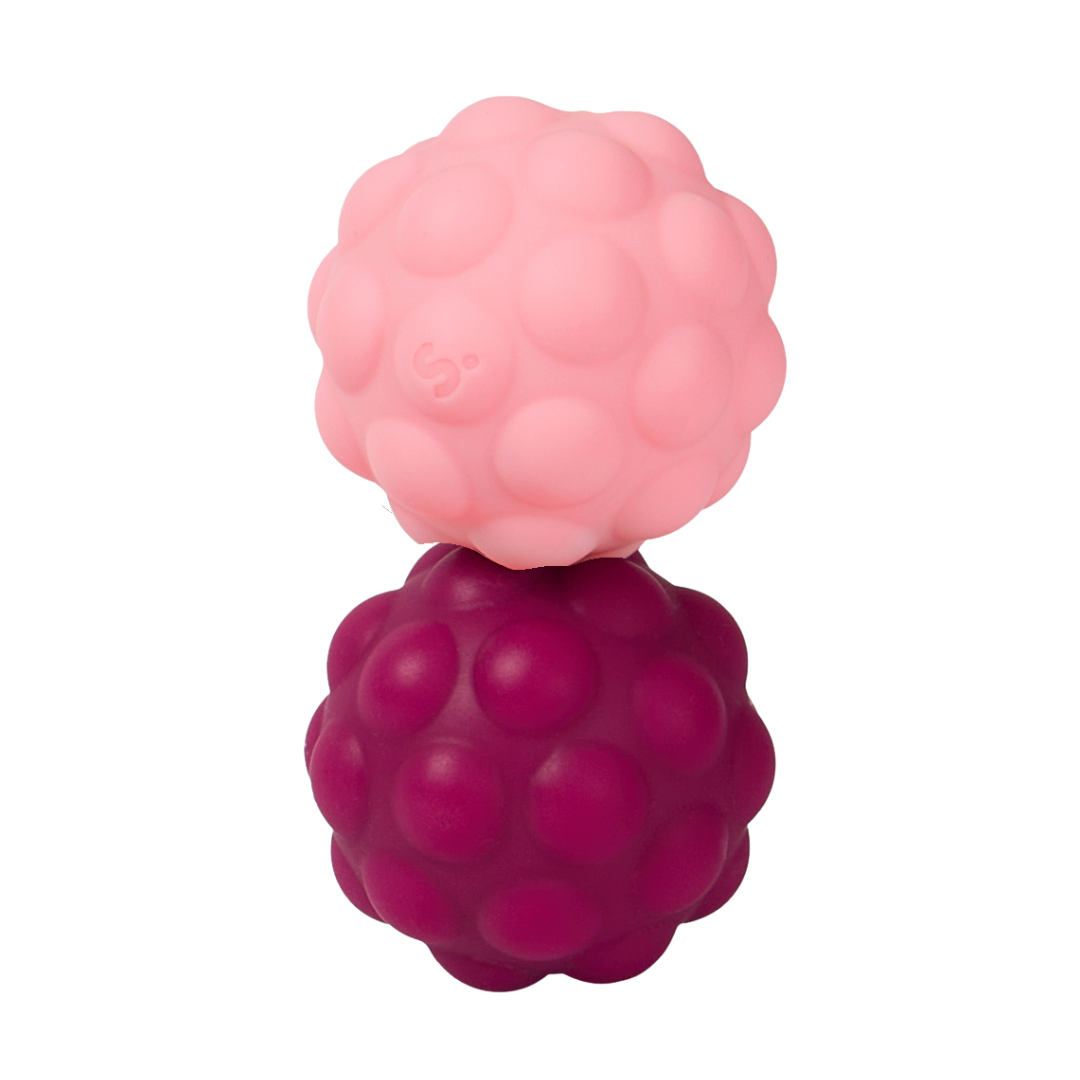 Speks Odds magnetic fidget toy desk stress relief purple bumps 2 pack