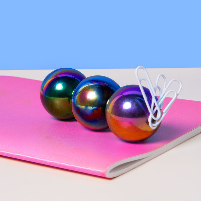 Speks Supers magnetic balls desk fidget toy oil slick