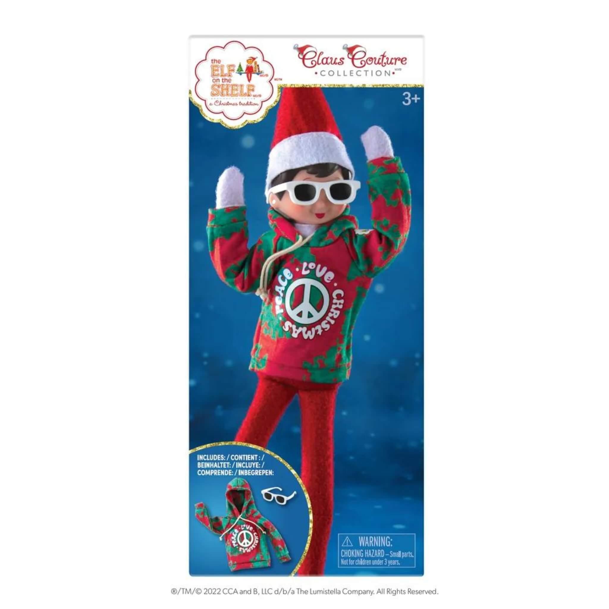 Claus Couture Collection® Groovy Greetings Hoodie (Scout Elf Clothes) - The Elf on The Shelf