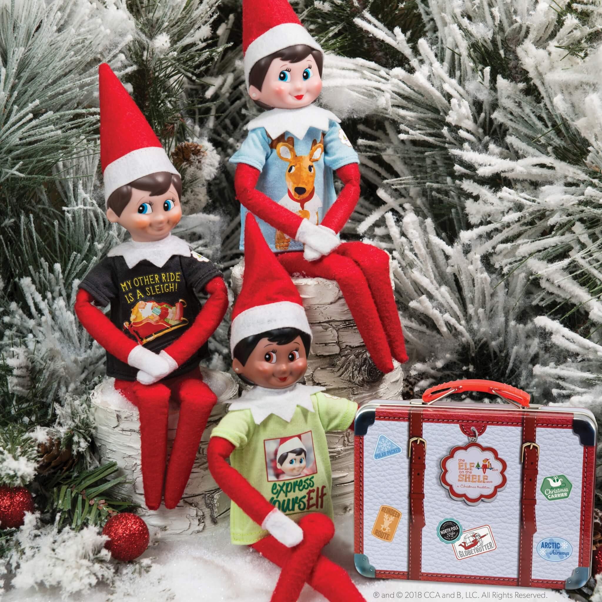Claus Couture Collection® Tee Multipack: Express YoursELF (Scout Elf Clothes) - The Elf on The Shelf