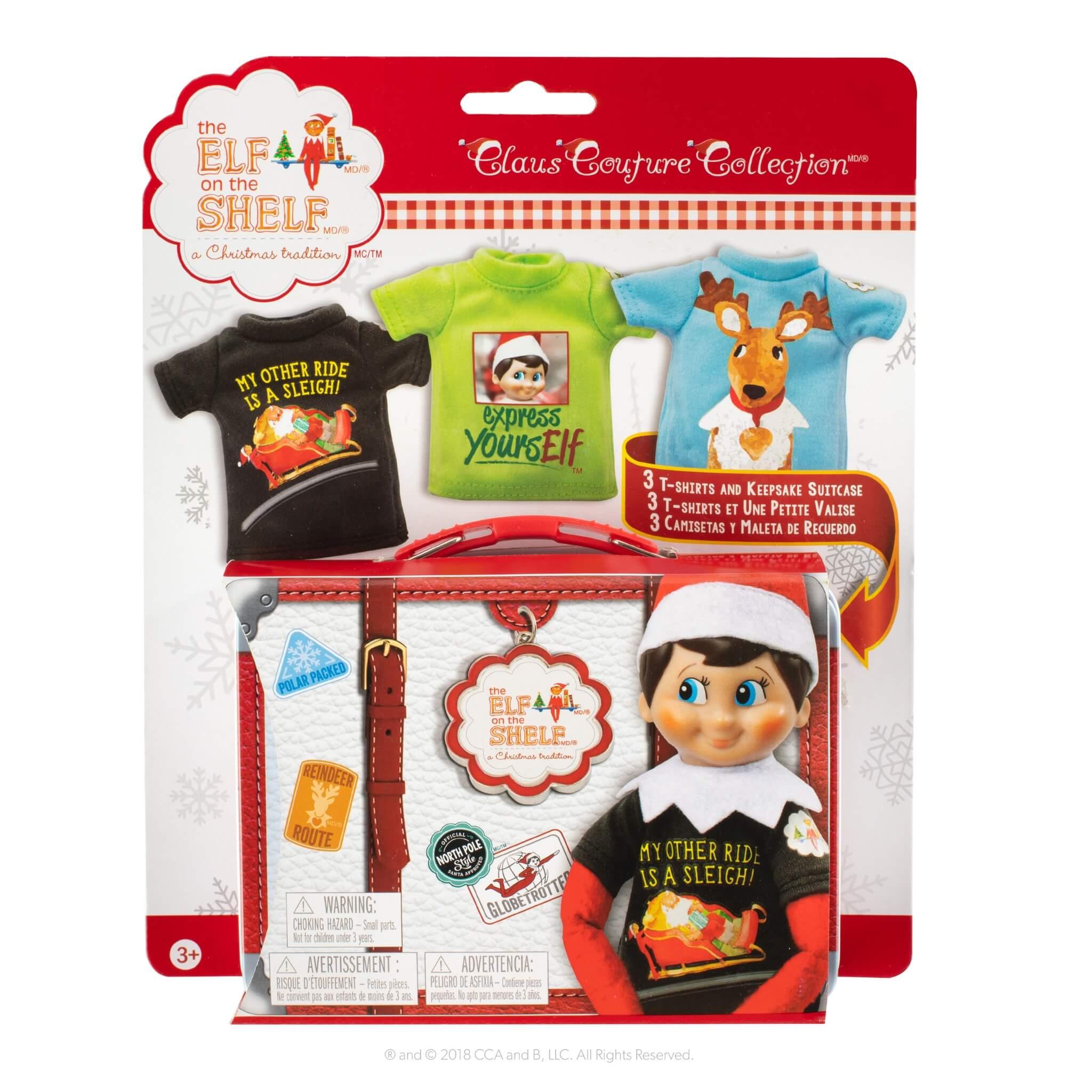 Claus Couture Collection® Tee Multipack: Express YoursELF (Scout Elf Clothes) - The Elf on The Shelf