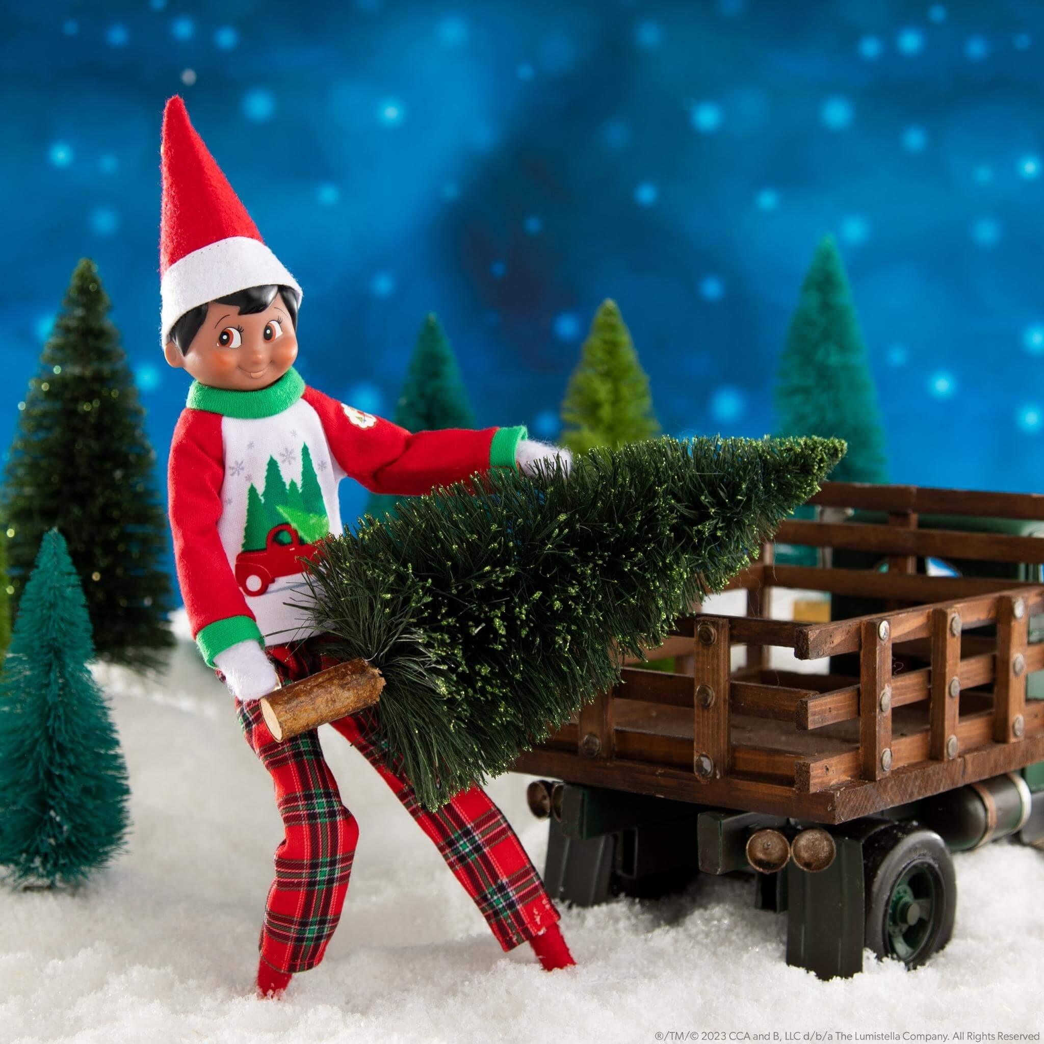 Claus Couture Collection® Tree Farm PJs - The Elf on The Shelf