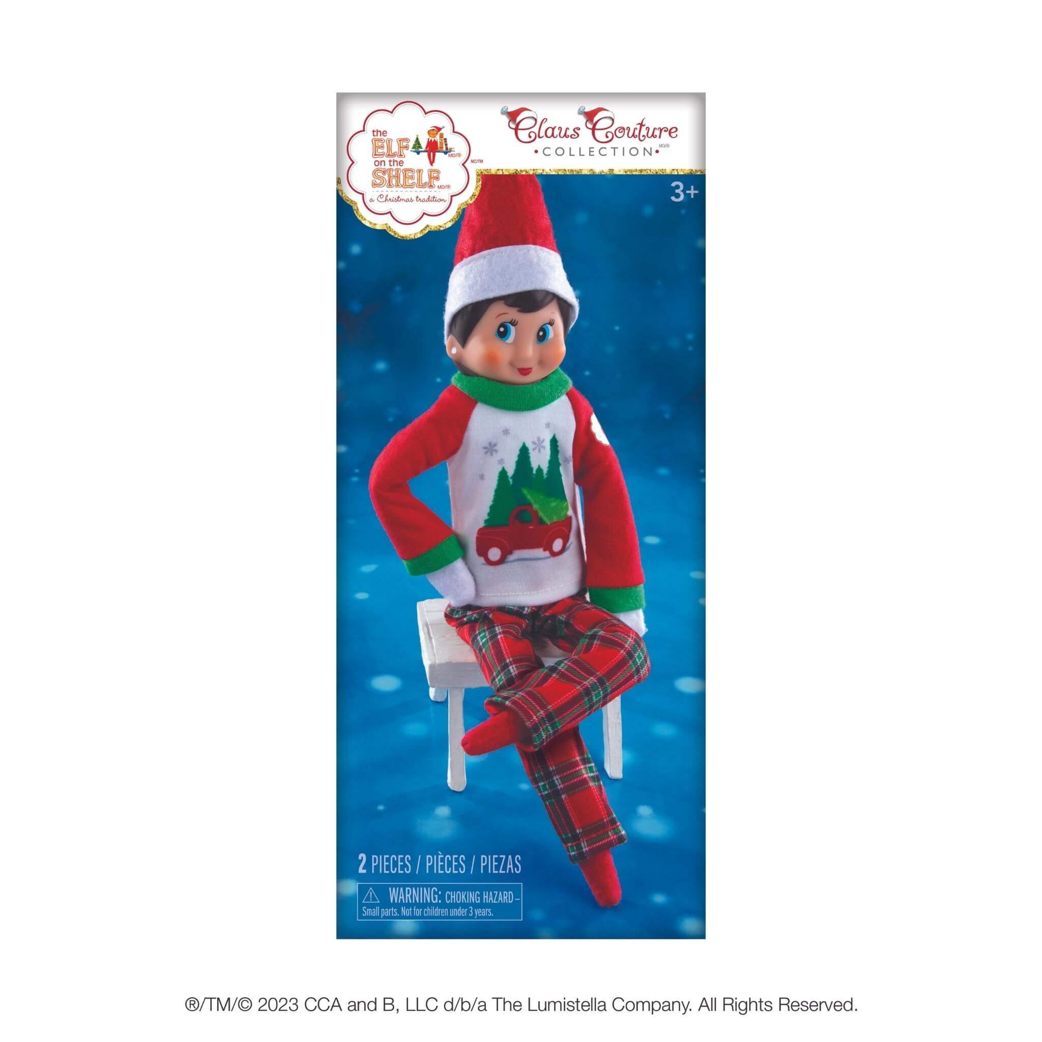 Claus Couture Collection® Tree Farm PJs - The Elf on The Shelf