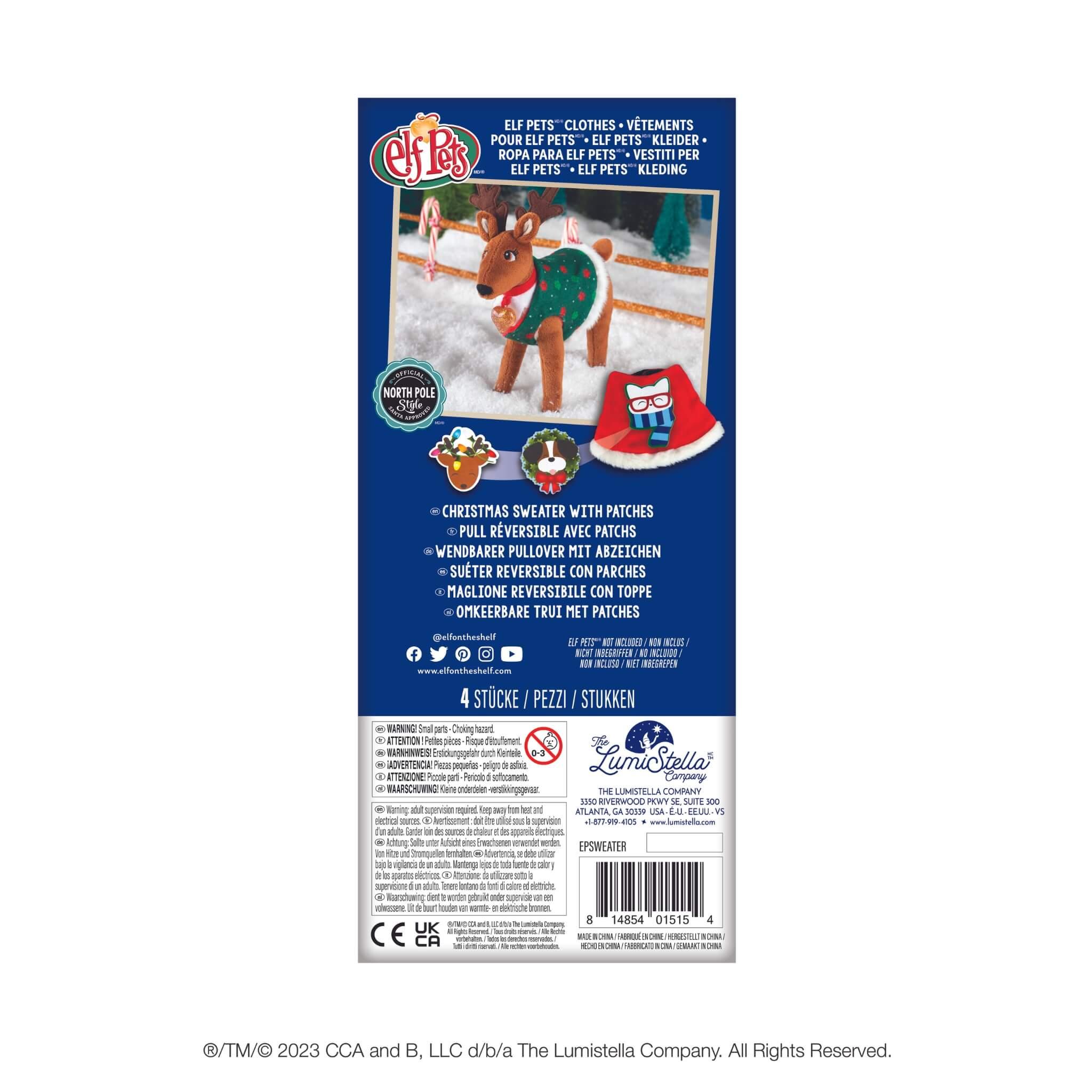 Elf Pets® Christmas Sweater - The Elf on The Shelf