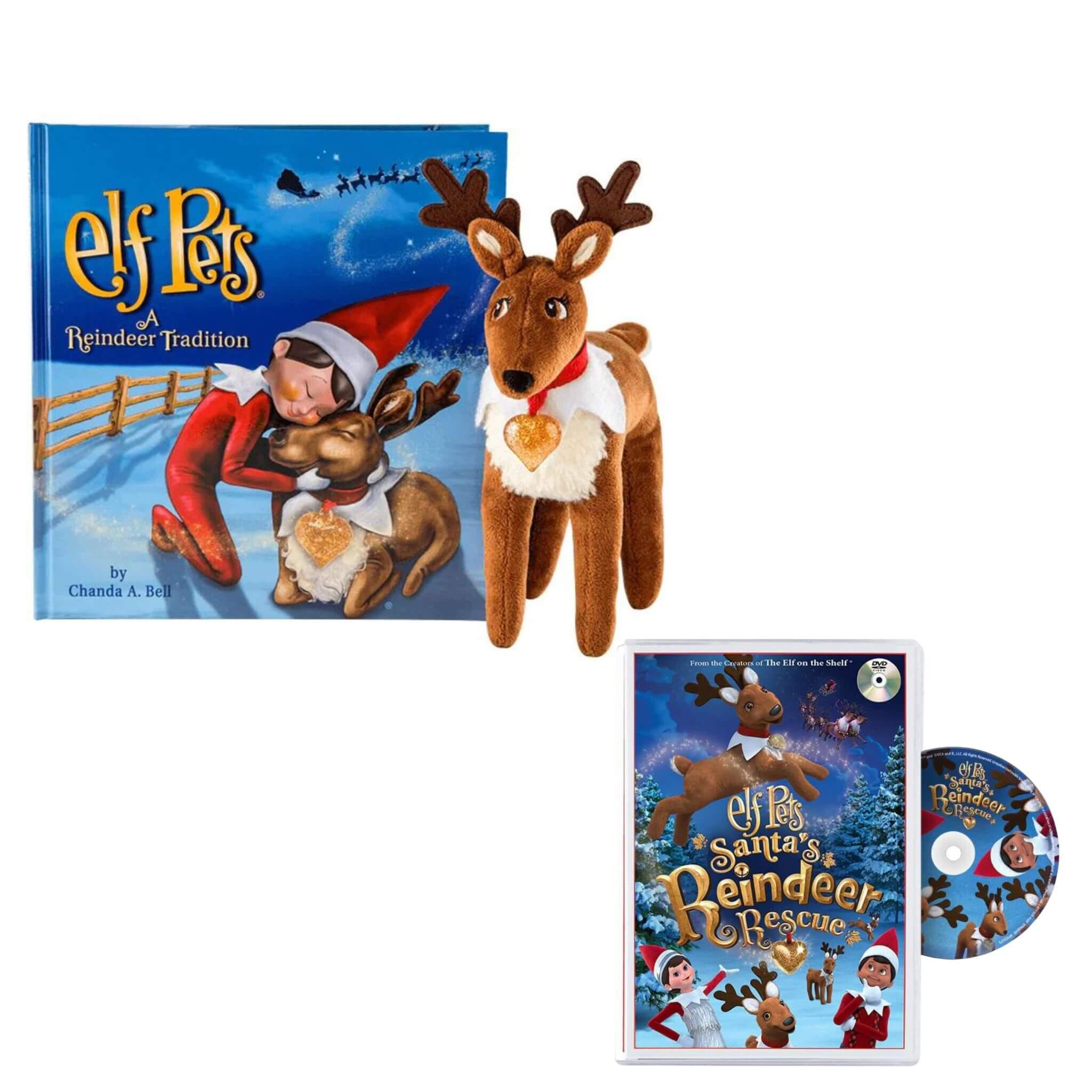 Elf Pets® Reindeer Tradition + DVD Bundle - The Elf on The Shelf