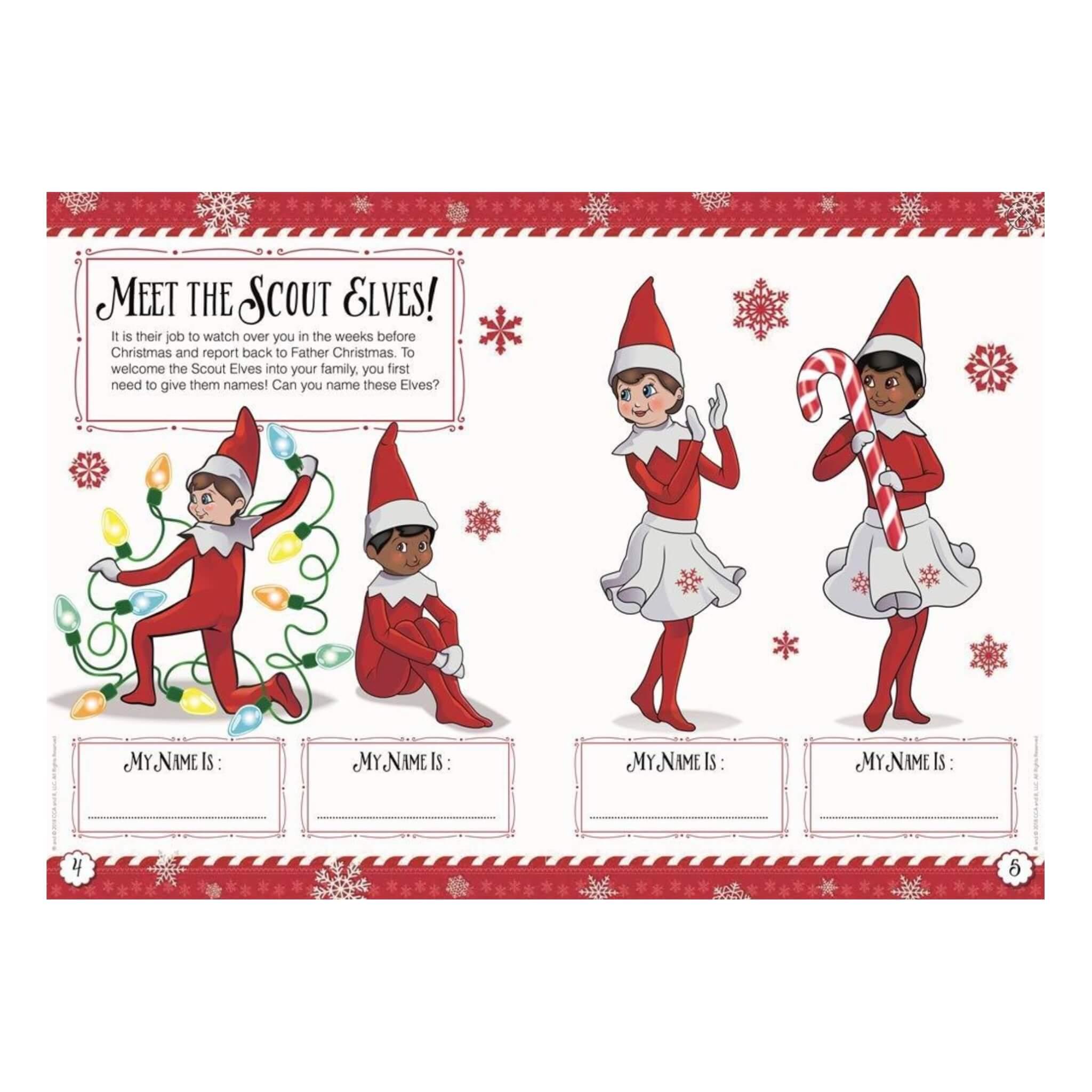 Free Gift - Bumper Activity Book - The Elf on The Shelf