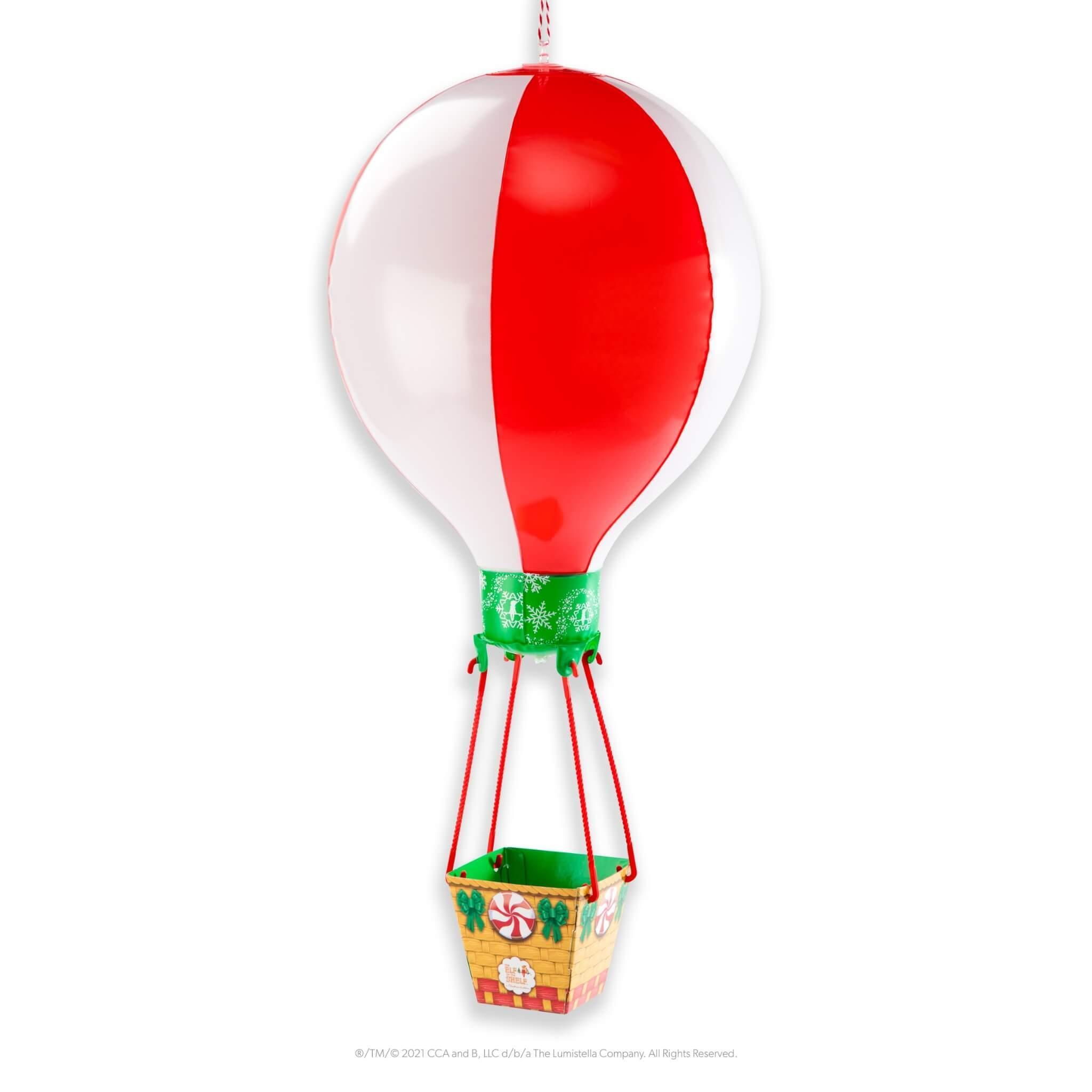 Scout Elves at Play® Peppermint Balloon Ride (Scout Elf Not Included) - The Elf on The Shelf